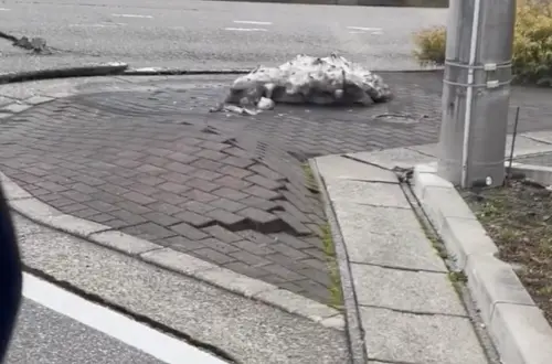 日本強震瞬間「地板變海浪」！人行道詭異浮動13秒　驚悚畫面曝光
