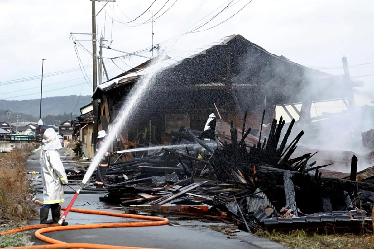▲日本石川縣1日下午發生規模7.6強震。（圖／美聯社／達志影像）
