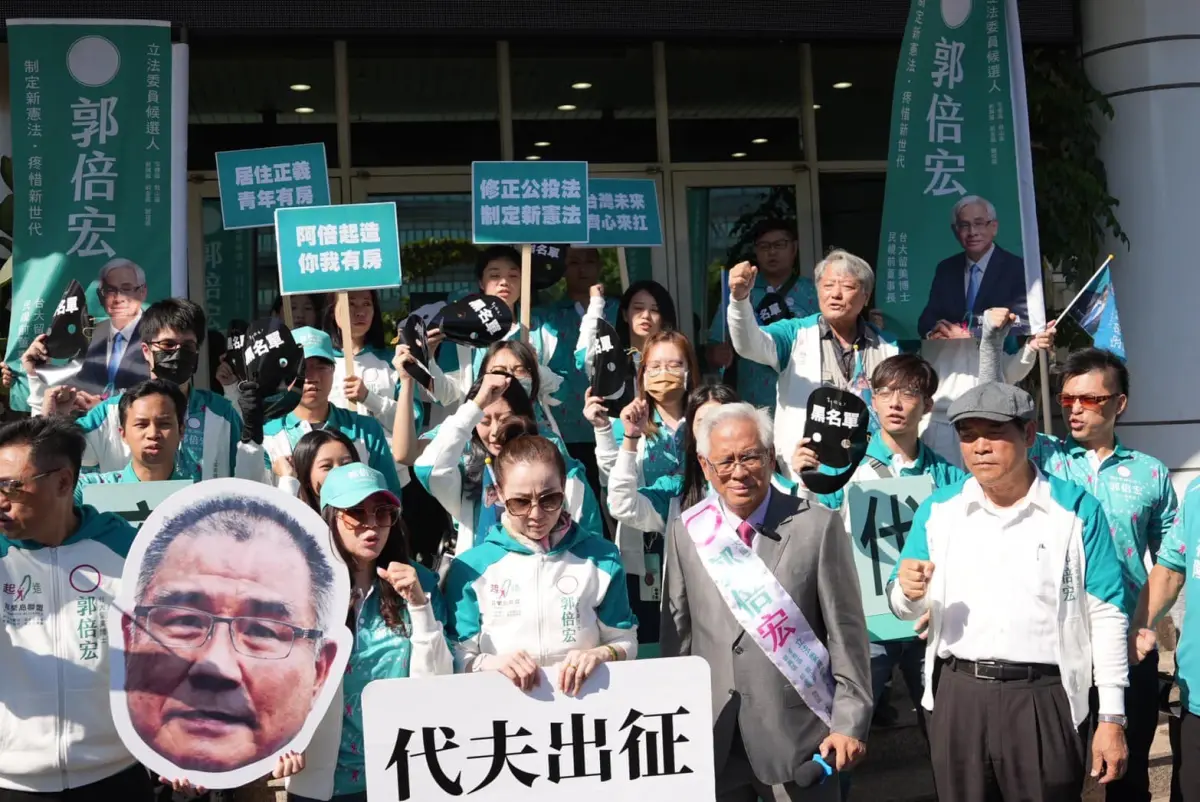 ▲郭倍宏的後援會總會長陳乃靜在二個月前遭收押禁見，今高雄地院將開庭，決定是否續押。郭倍宏要求法院放陳乃靜回家。（圖／截自郭倍宏臉書）