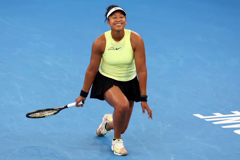 ▲產後復出的大坂直美狀況仍在調整，在2024年布里斯本網球賽提前出局。（圖／美聯社／達志影像）