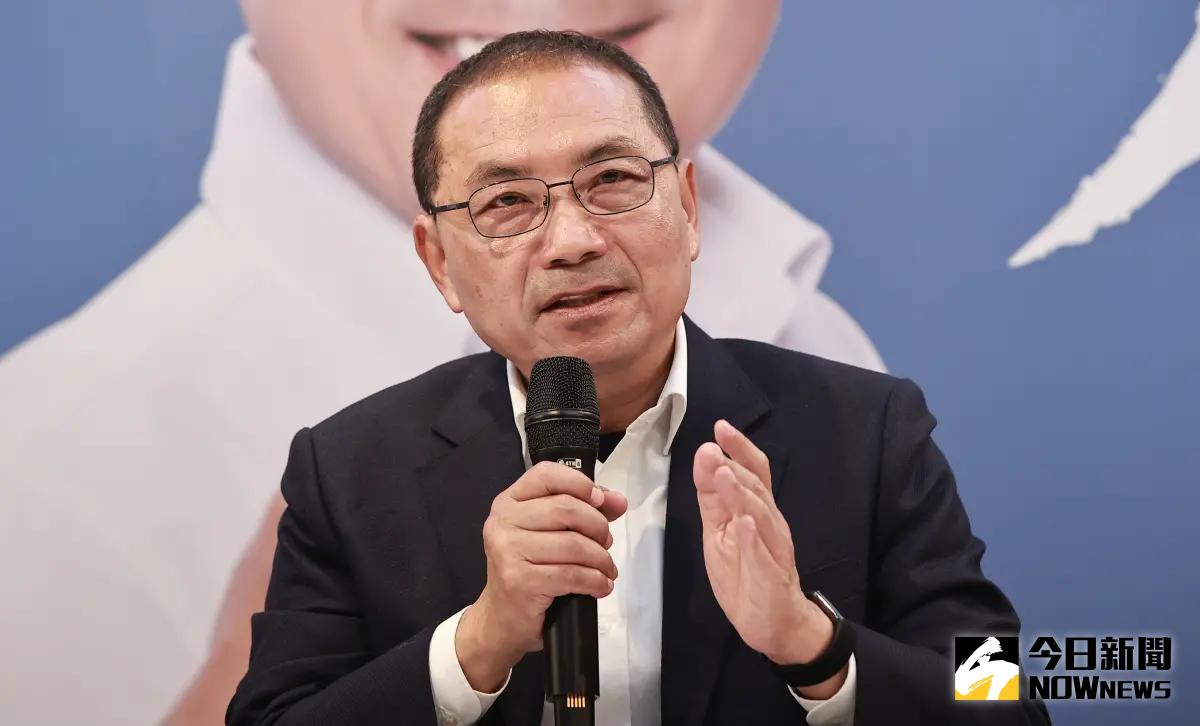 ▲國民黨總統候選人侯友宜強調反台獨立場。（圖／資料照片）