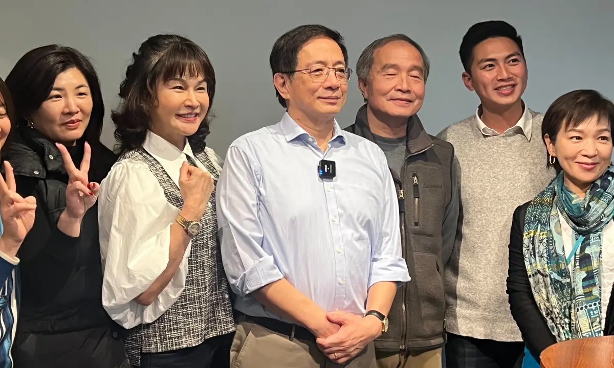 ▲ 管中閔近來頻現身，幫國民黨拉票。（圖／記者顏幸如攝，2024.01.04）