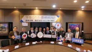 ▲台灣中油與中興大學簽署「產學淨零，興好油你」MOU。（圖/ 中油提供）