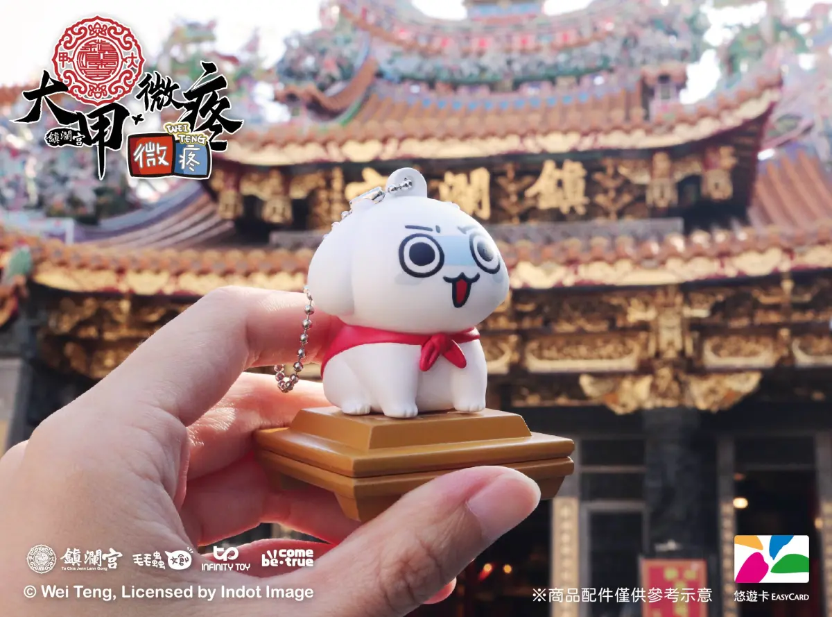 ▲《大甲鎮瀾宮×微疼造型悠遊卡》在IP授權平台Be Come True正式開放預購。（圖／品牌提供）