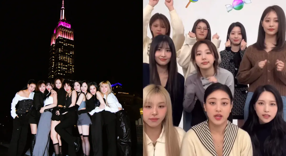 ▲TWICE成員定延（左圖左2）跟家人在台南旅遊，和子瑜碰面機率極大。（圖／TWICE IG）