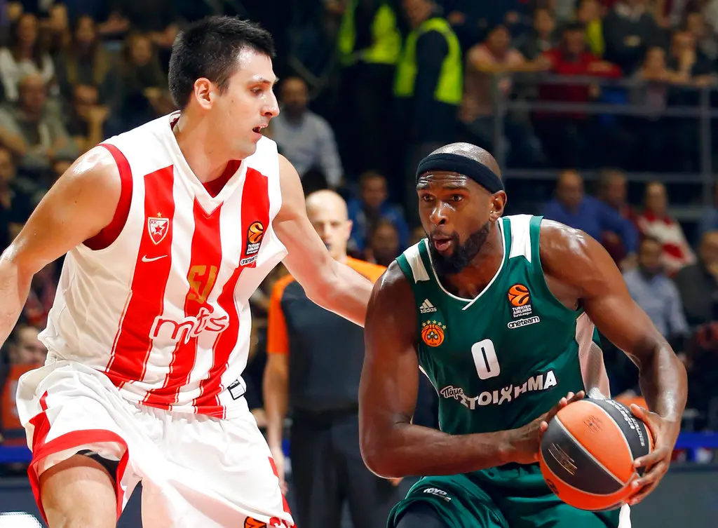 ▲塞爾維亞Milko Bjelica(左)加盟T1聯盟台鋼獵鷹，補齊第四位洋將空缺。（圖／美聯社／達志影像）