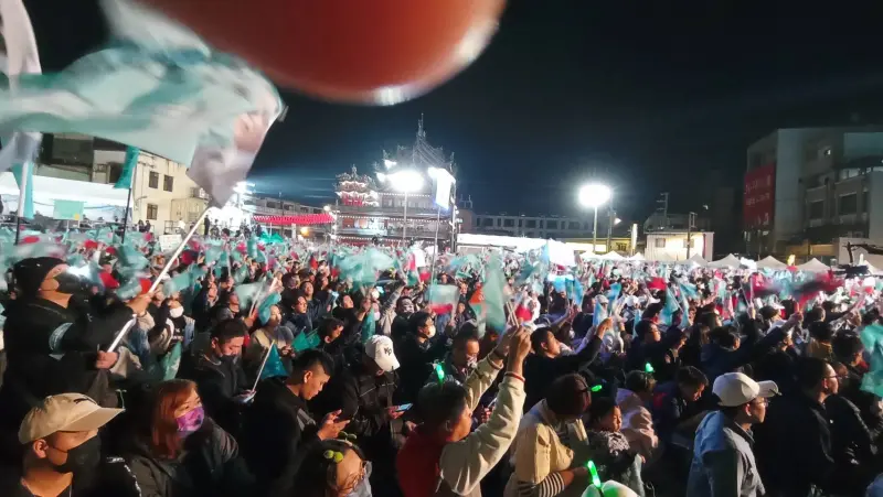 ▲「台中Team KP造勢大會」湧進數萬人潮。(圖/許瑞宏提供,2024.01.06)