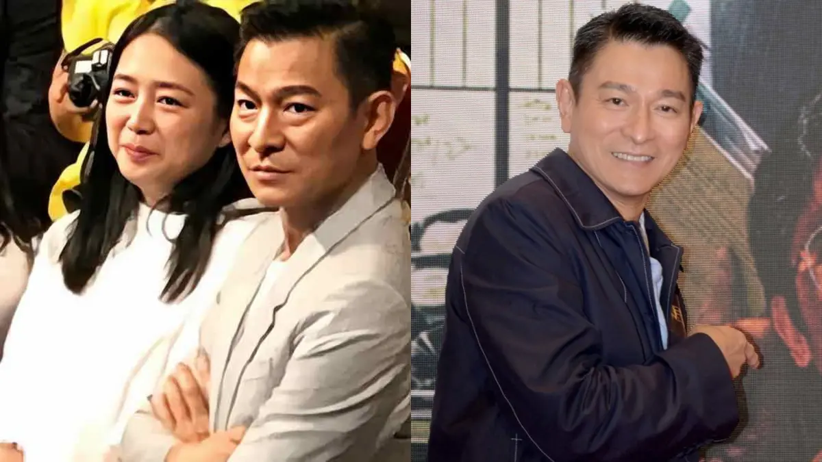 ▲劉德華（右圖）一見鍾情朱麗蒨（左圖左），兩人愛情長跑37年，「祕戀過往」被馬來西亞資深媒體人葉嘯公開。（圖／微博、龍祥）