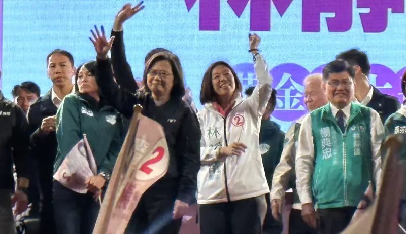 ▲蔡英文全力搶救台中立委選情，預告10天內可能會第三度挺林靜儀。（圖／記者顏幸如攝，2024.01.07）