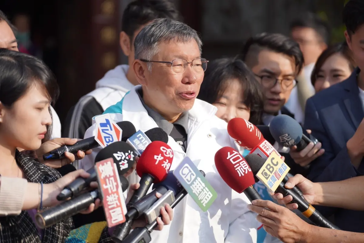 ▲柯文哲角逐大位，盼能完成政黨輪替。（圖／民眾黨提供）