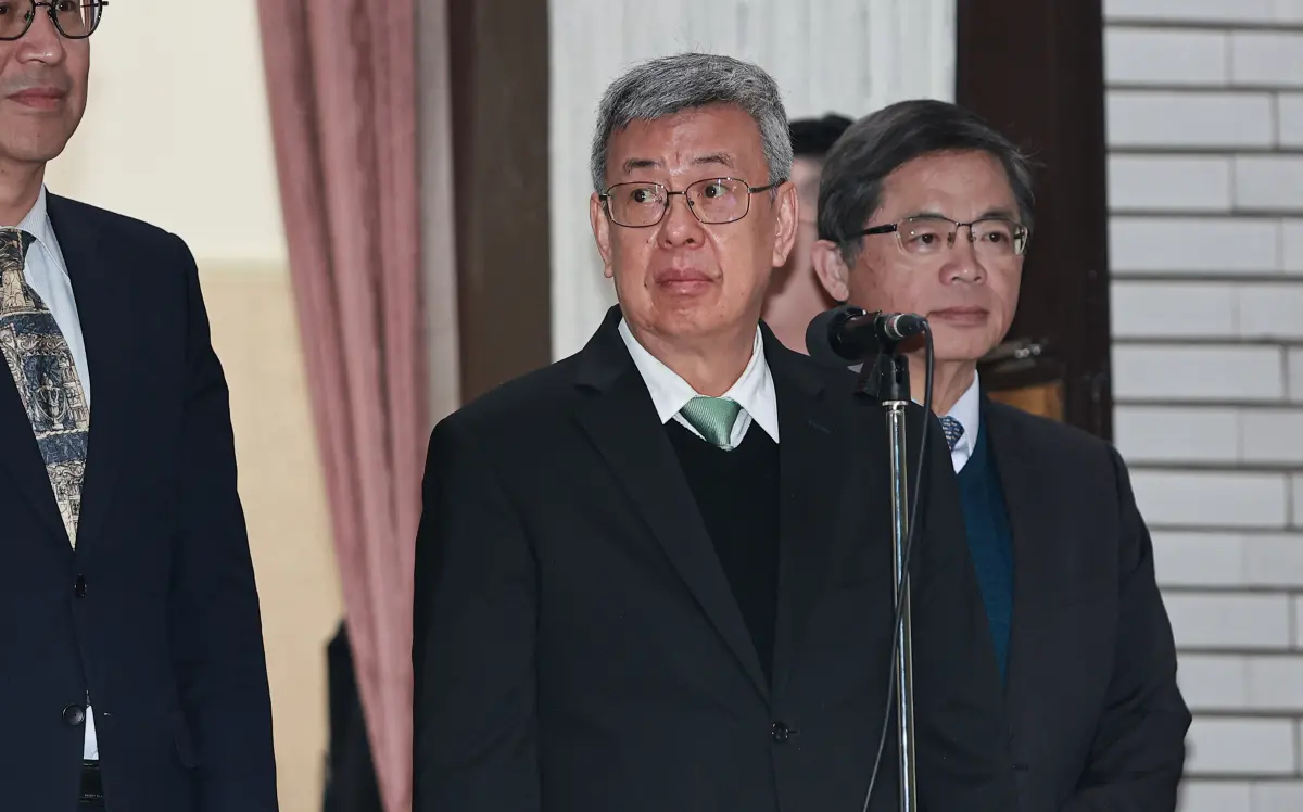 ▲對於羅致政不雅片風波，陳建仁表示行政院支持檢調單位盡快釐清真相。（圖／記者葉政勳攝，2024.01.09）