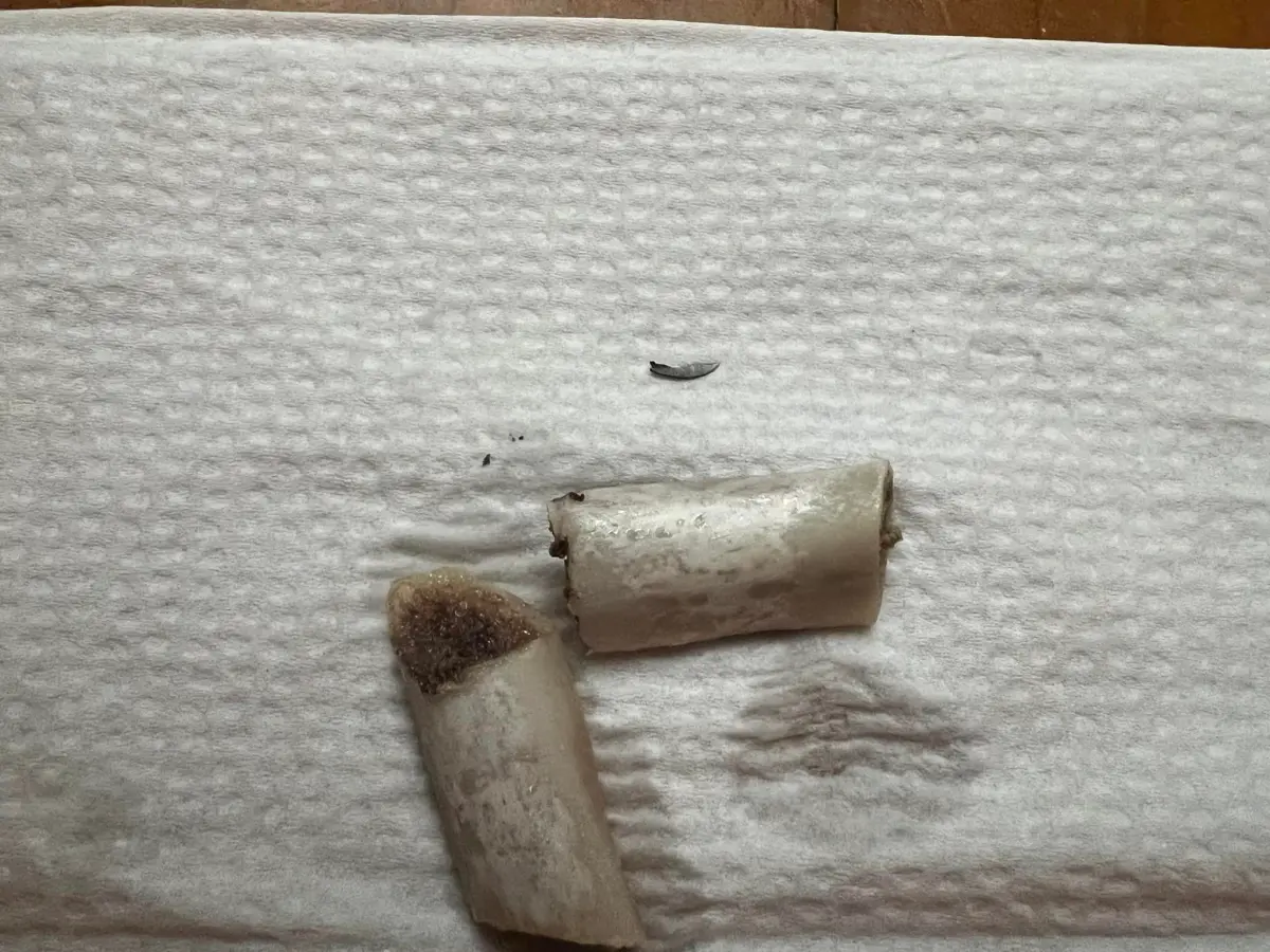 ▲一名媽媽近日在臉書控訴，她用知名美式賣場好市多買回來的豬肋脇排，做了蘿蔔排骨湯給女兒喝，沒想到女兒竟連續在湯內發現2塊插著刀片的排骨。（圖／翻攝自臉書社團「Costco好市多 商品經驗老實說」）