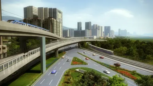 ▲淡北道路目前積極施工中，完工後將大幅紓解淡水聯外交通瓶頸，未來搭配中運量「淡北快線」升級規劃，可大幅縮短淡海前往北士科與台北市區的通勤時間。（圖／翻攝淡北道路專案網站）