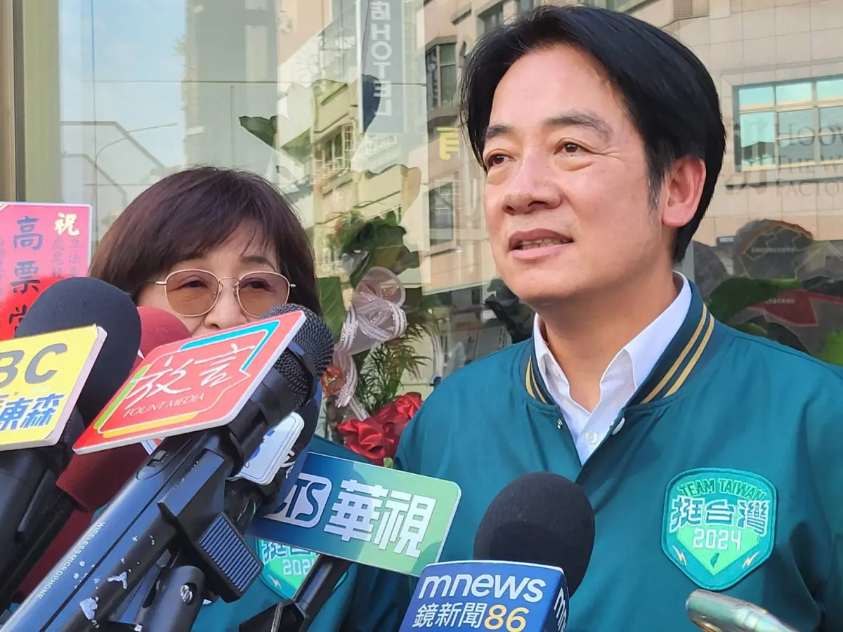 ▲賴清德赴雲林輔選，被問到國民黨不分區立委候選人韓國瑜「礦工的小孩怎麼當副總統」，做出回應。（圖／記者陳佩君攝）