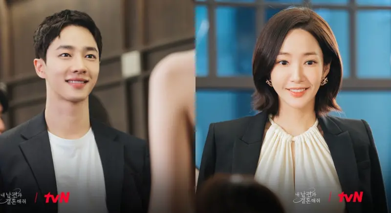 ▲《和我老公結婚吧》李起光（左）的初戀是朴敏英。（圖／翻攝tvN《和我老公結婚吧》官網）