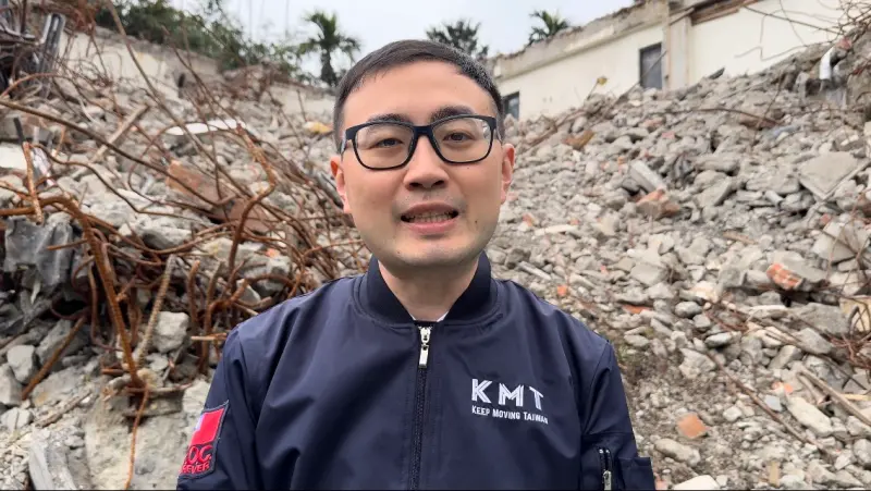 ▲廖先翔回應家人違規的建築物已經拆除。(圖 /新北市議員廖先翔提供)