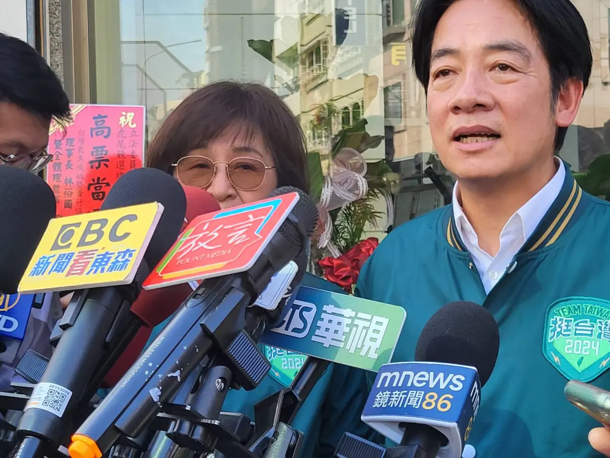 ▲賴清德下午到雲林輔選。（圖／記者陳佩君攝，2023.01.09）