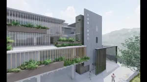 ▲規劃興建中的中和第二納骨塔模擬圖。（圖 ／新北市政府民政局提供）