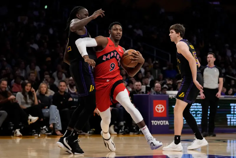 ▲暴龍雖然送走前鋒OG Anunoby,但換得RJ Barrett等虎將,仍有一定實力。(圖/美聯社/達志影像)