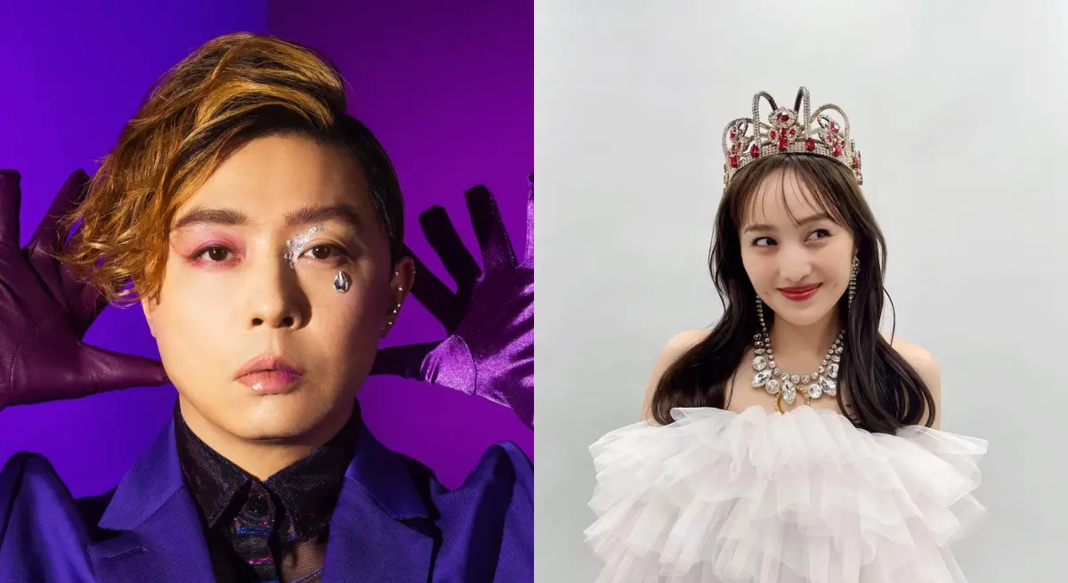 ▲「SMILE-UP.（舊名：傑尼斯事務所）」旗下男團KinKi Kids成員堂本剛（左）跟桃色幸運草Z成員百田夏菜子結婚。（圖／堂本剛、百田夏菜子IG）