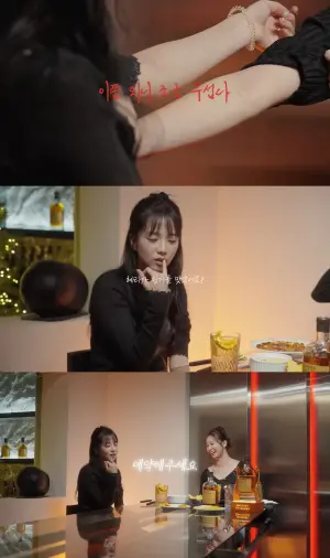 ▲Jisoo搞笑承認是跟蹤惠利而去打點滴。(圖/혜리YouTube) ▲Jisoo搞笑承認是跟蹤惠利而去打點滴。(圖/혜리YouTube)