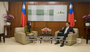 談台海衝突！CNN印尼頻道專訪台灣外交部長　外國關心選戰將至
