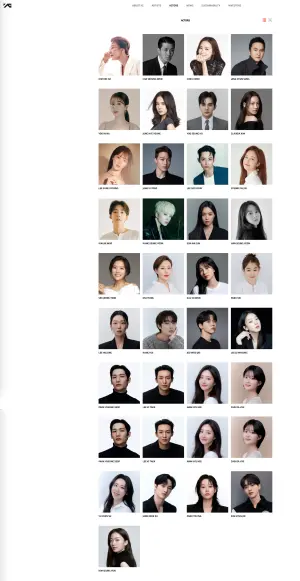 ▲演員欄位也已沒有Jisoo、Jennie的個人介紹。(圖/YG官網) ▲演員欄位也已沒有Jisoo、Jennie的個人介紹。(圖/YG官網)