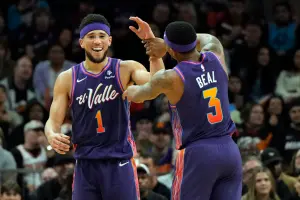 NBA/鳳凰城雙星Beal、Booker合砍68分 太陽127:109痛擊湖人