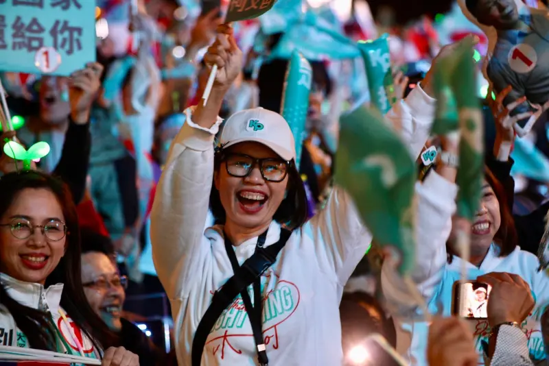 ▲民眾黨凱道選前之夜，主辦單位宣布10萬人入場。（圖／記者陳明中攝，2024,01,12）