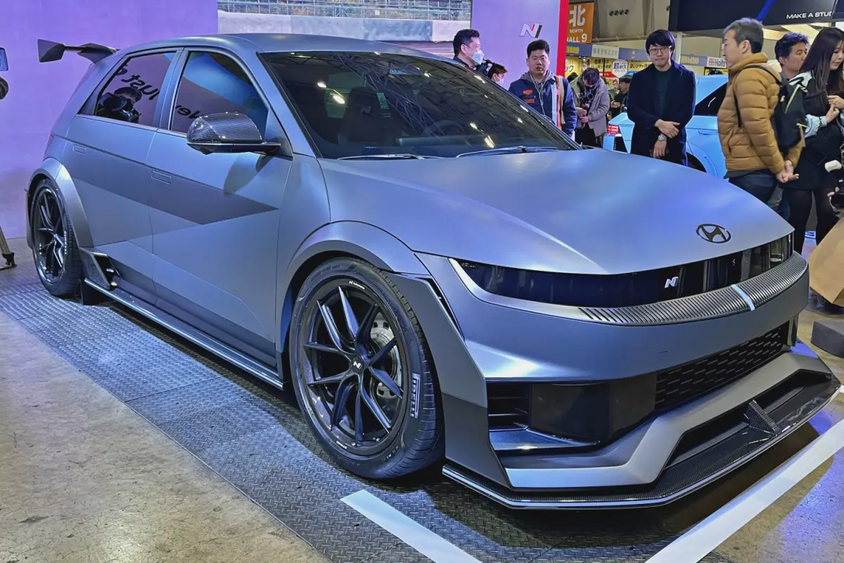 ▲ 碳纖維套件組造極致性能氣息 Hyundai Ioniq 5 N NPX1東京改裝車展亮相 