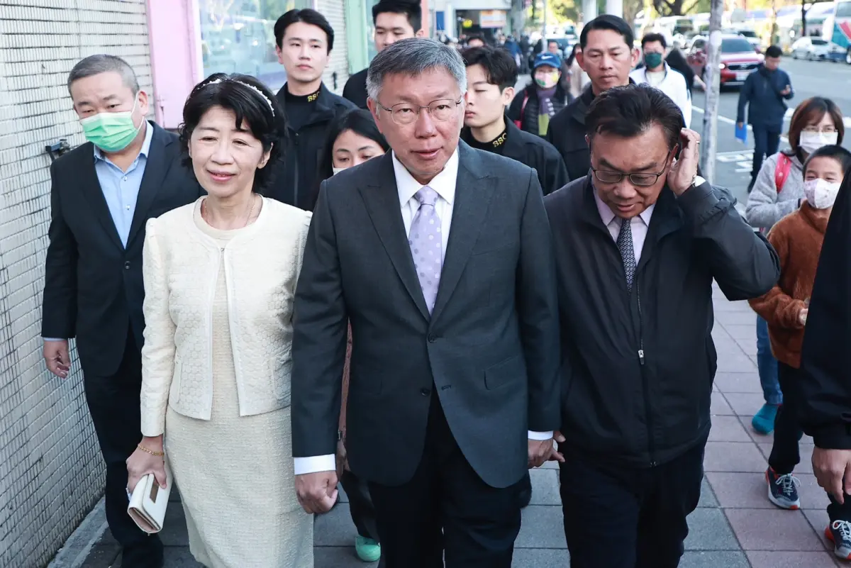 ▲柯文哲呼籲，外交部不要跟中國惡性外交競爭。（圖／記者葉政勳攝）