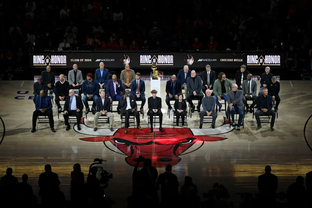 ▲公牛「榮譽之戒」儀式今登場！前總經理意外遭噓。（圖／美聯社／達志影像）