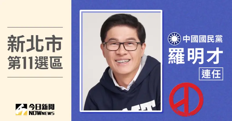 ▲新北市第11選區當選人羅明才，得票數12萬3399、得票率59.38%。（圖／NOWnews社群中心製圖）