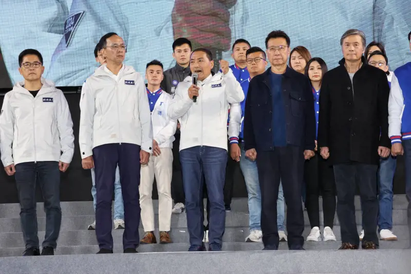 ▲國民黨在總統選舉落敗，在立委選戰方面卻大有斬獲。（圖／記者葉志明攝，2024.01.13）