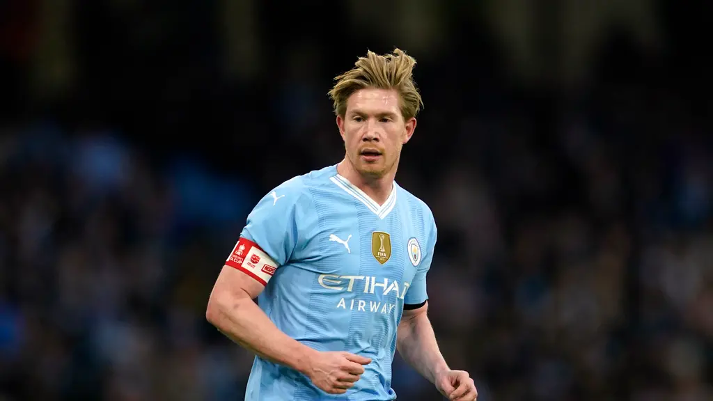 ▲曼城中場大腦Kevin De Bruyne傷癒復出，貢獻1傳1射。（圖／美聯社／達志影像）