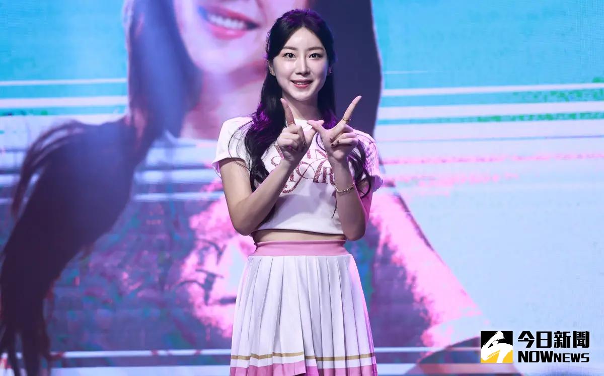 ▲被問到李多慧傳聞不續約，可能離開台灣。好友安芝儇則認為很可惜，希望未來有機會和對方合體。（圖／記者葉政勳攝）