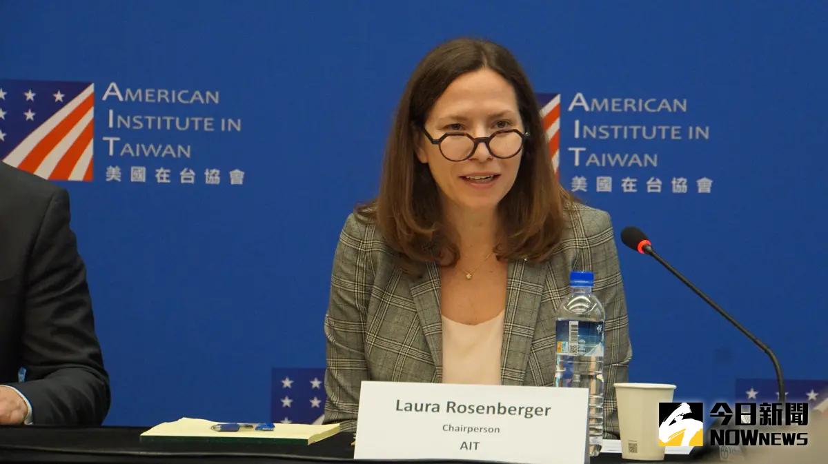 ▲AIT主席羅森伯格恭賀台灣選舉圓滿落幕，也再度重申美國不支持台獨、不支持改變台海現狀。（圖／記者呂炯昌攝，2024.01.16）