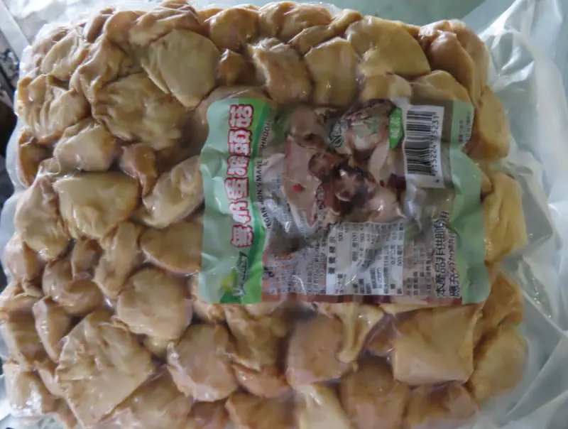 ▲一批漂白劑超標的中國產猴頭菇加工品，經衛福部食藥署於邊境檢驗，遭退運或銷毀。（圖／食藥署提供）