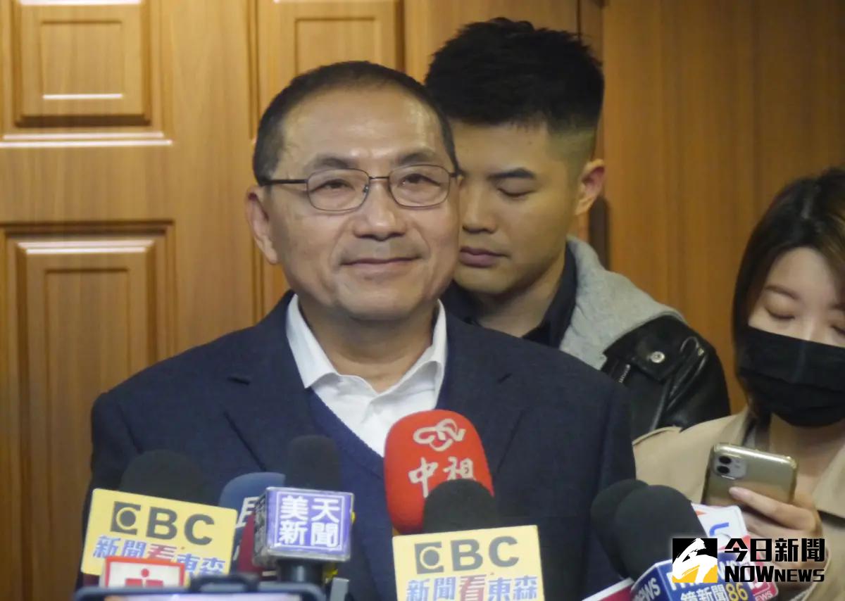 ▲侯友宜出席市警局治安會報，對於未來在黨務扮演角色，受訪回說會盡自己本分，要為新北市政及建設全力以赴。（圖 ／記者吳嘉億攝，2024.01.16）