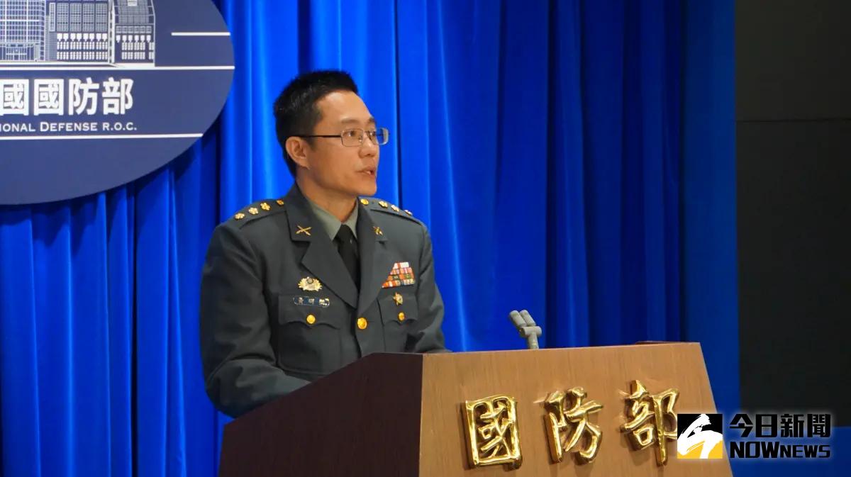 ▲國防部情次室情研中心情報官黃明傑上校表示，修訂海空動態示意圖目的是為了聚焦台海共軍活動狀況與範圍，以利國人了解實際安全狀況。（圖／記者呂炯昌攝，2024.01.16）