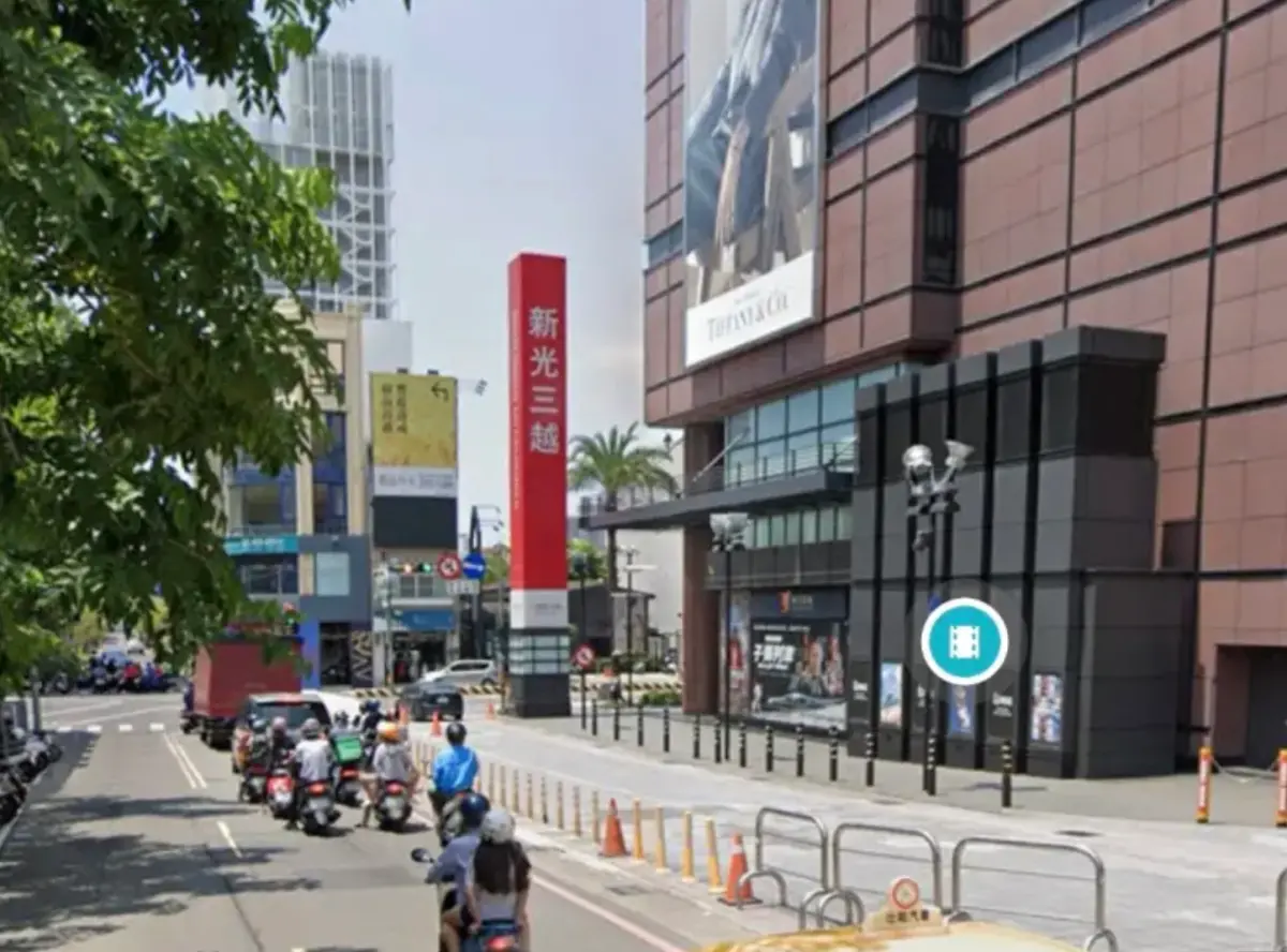 ▲新光三越「台南新店舖」預計將在2025年第2季開門見客，將涵蓋地上一樓至五樓，超過萬坪空間。（示意圖，新光三越台南新天地／翻攝自google街景）