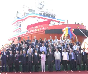 風電海事工程添利器！台灣國際造船安錨拖船經命名為TITAN浩克輪
