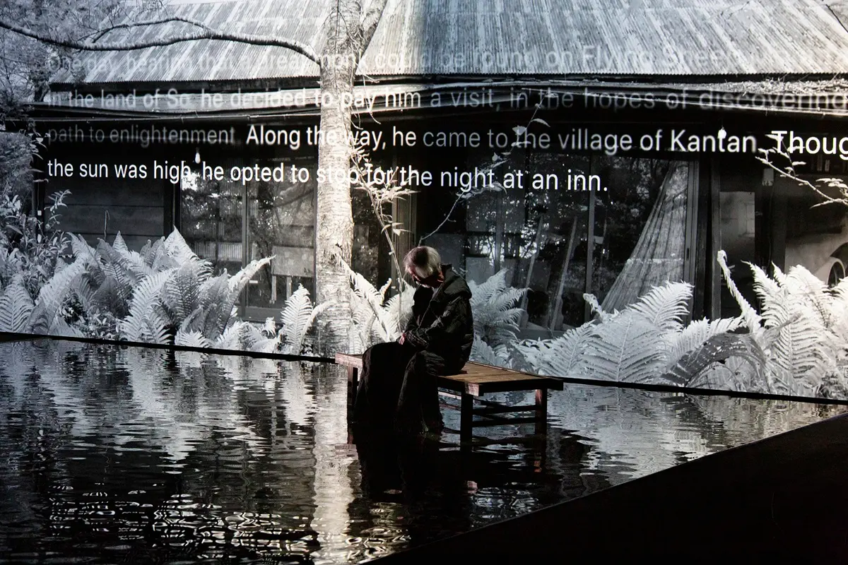 ▲坂本龍一 + 高谷史郎《TIME》劇照 。（圖／品牌提供）