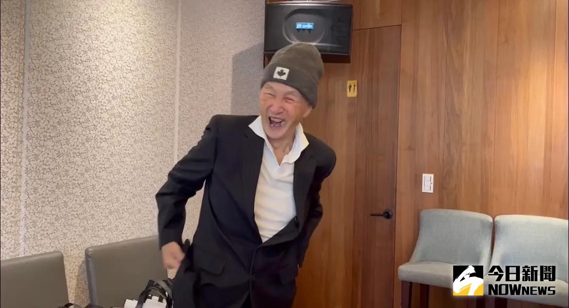 ▲85歲導演蔡揚名斷聯兒子蔡岳勳6年，不知道于小惠還是不是媳婦。（圖／記者羅凌筠攝影）