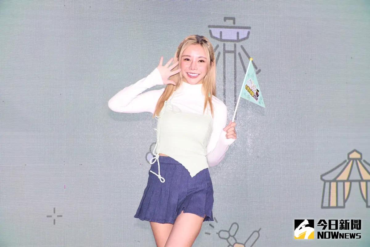 ▲巫苡萱回應和籃籃是否續留樂天，也祝福林襄、李多慧。（圖／記者陳明中攝）