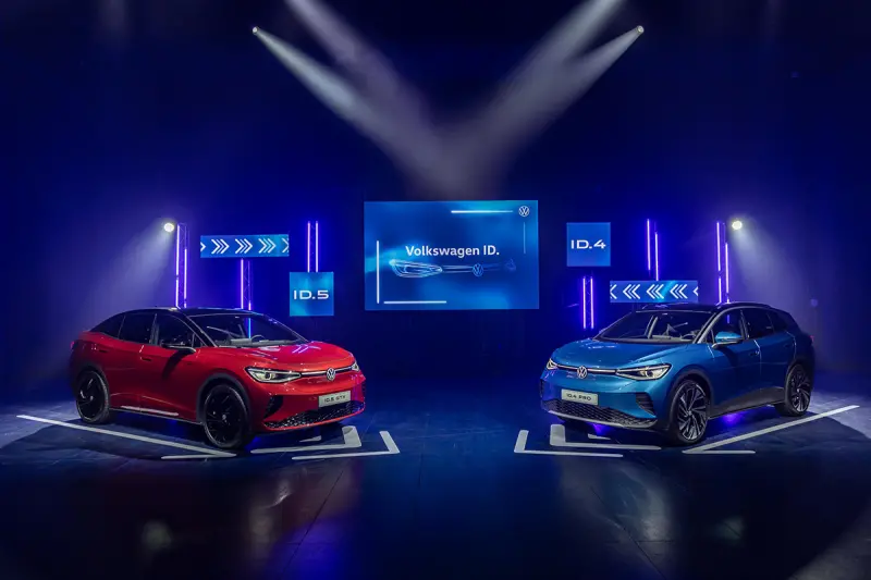  Volkswagen純電休旅ID.4 Pro、純電跑旅ID.5 GTX首度亮相，預計年中正式引進 
