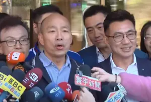 不甩傅崐萁搶爭立院副院長　韓國瑜：我跟江啟臣搭擋雙進雙出
