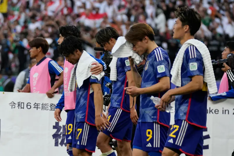 ▲亞洲盃小組賽次輪，日本爆冷不敵伊拉克，終止國際賽11連勝，包括對亞洲球隊的5連勝。（圖／美聯社／達志影像）