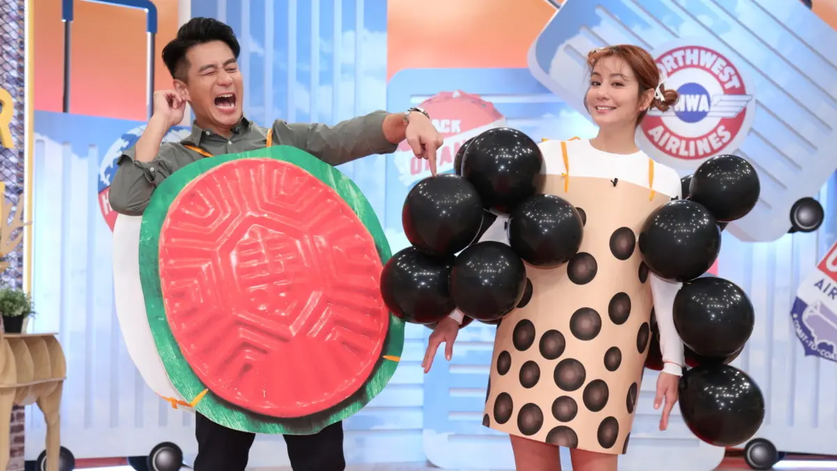 ▲炎亞綸昨日復出溫暖開唱，好友莎莎（右）得知後力挺，「很替他開心，他笑容跟天使一樣！」（圖／八大綜合台提供）