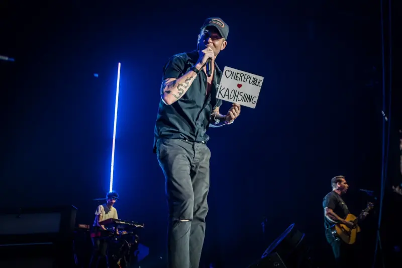 ▲▼「西洋天團」OneRepublic共和世代昨（19）日晚間第三度來台開唱。（圖／Live Nation Taiwan提供）